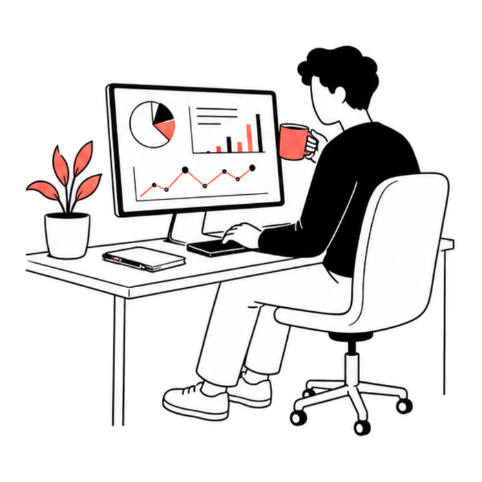 Reviewing progress against a checklist