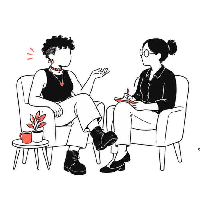 An affirming therapy conversation
